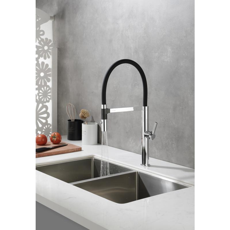 Смеситель для кухни Paulmark Leader Le214101-CR Хром