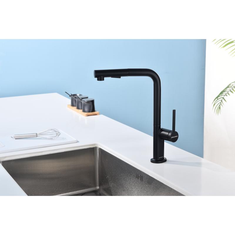 Смеситель для кухни Paulmark Neo Ne214419-401 Антрацит