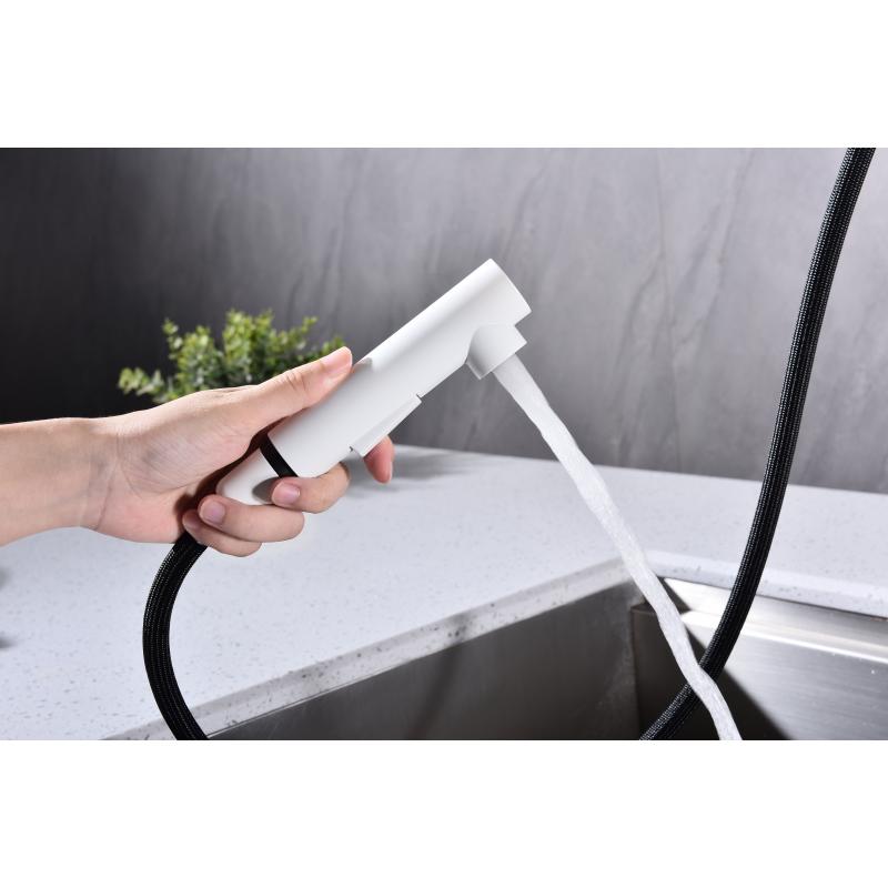 Смеситель для кухни Paulmark Neo Ne214419-431 Белый матовый