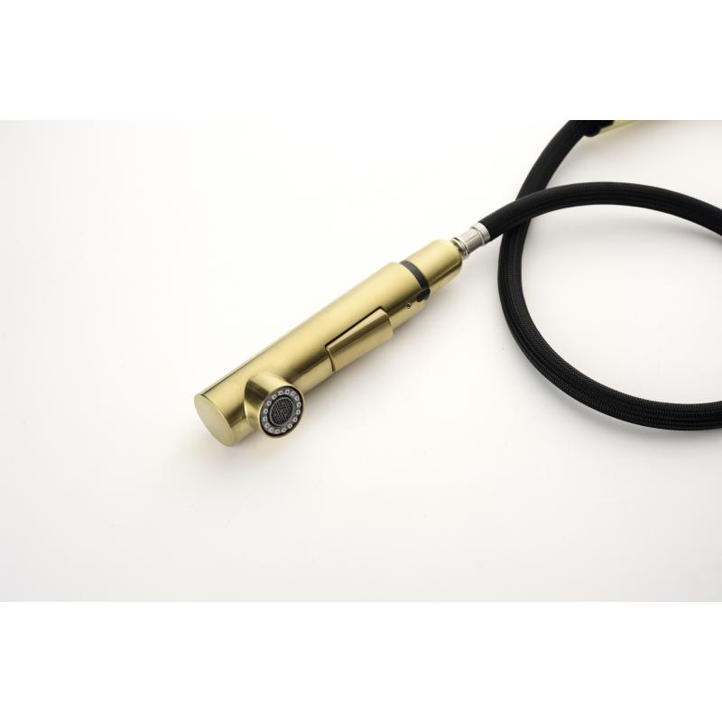 Смеситель для кухни Paulmark Neo Ne214419-BG Брашированное золото