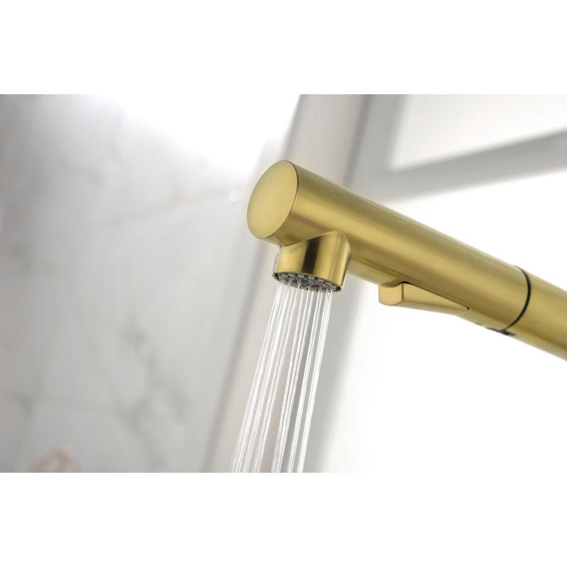 Смеситель для кухни Paulmark Neo Ne214419-BG Брашированное золото