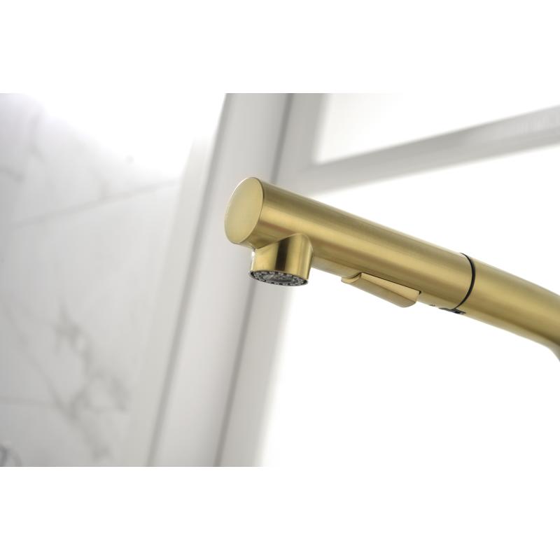 Смеситель для кухни Paulmark Neo Ne214419-BG Брашированное золото