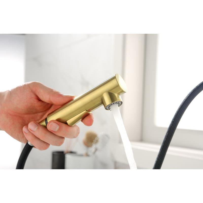 Смеситель для кухни Paulmark Neo Ne214419-BG Брашированное золото