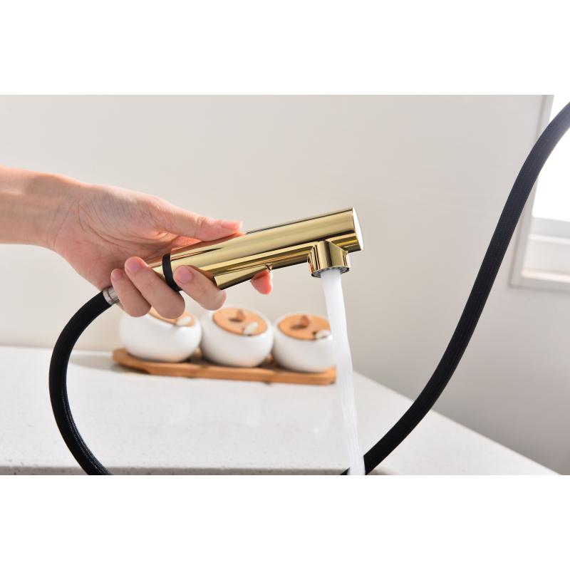 Смеситель для кухни Paulmark Neo Ne214419-G Золото