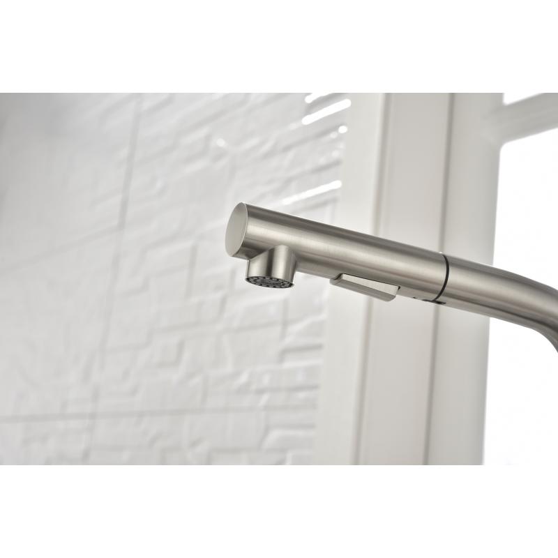 Смеситель для кухни Paulmark Neo Ne214419-Ni Никель