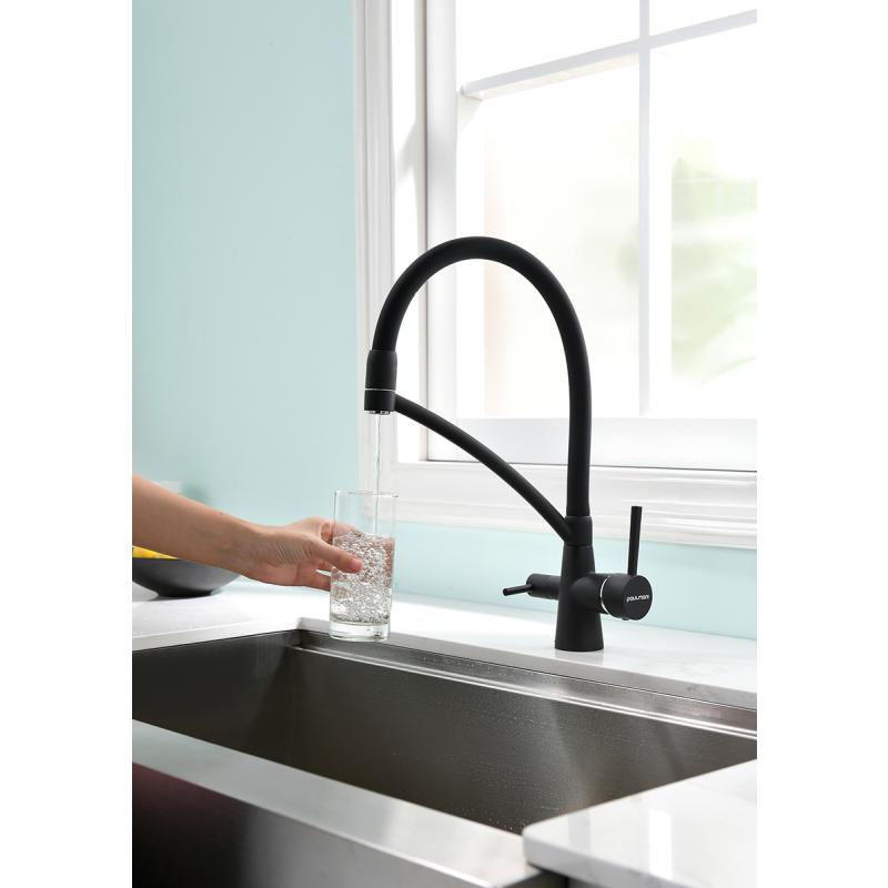 Смеситель для кухни Paulmark Siegen Si213111-401TB Антрацит