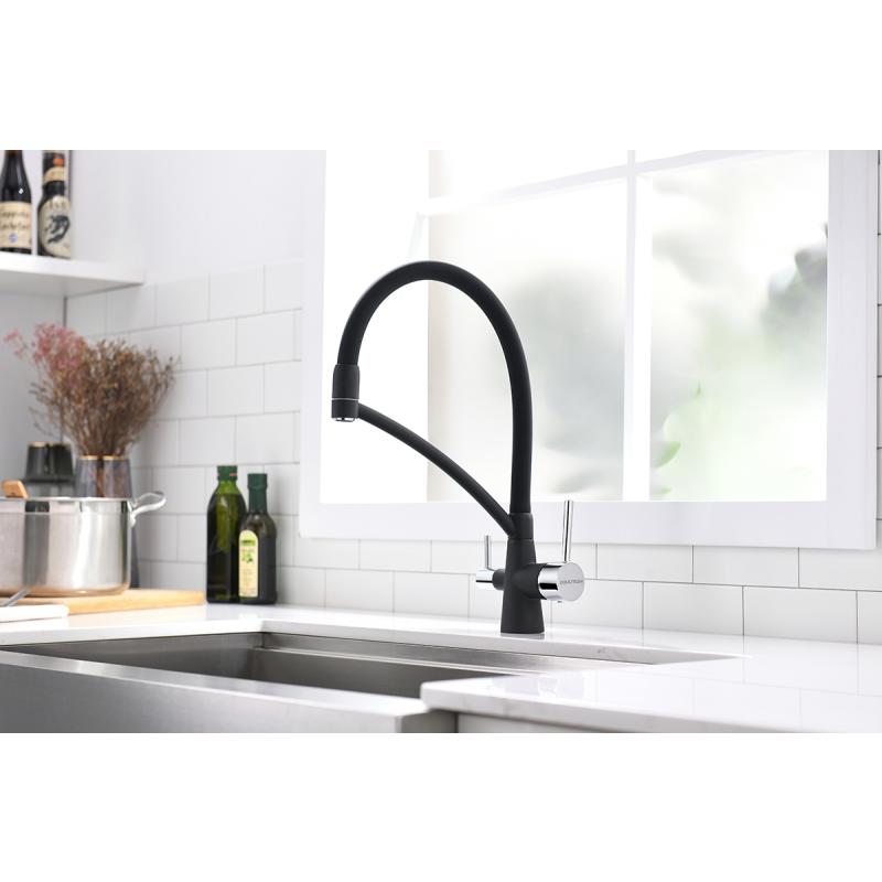 Смеситель для кухни Paulmark Siegen Si213111-401 Антрацит