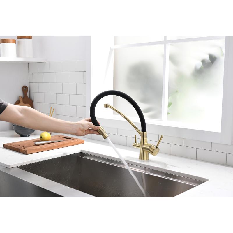 Смеситель для кухни Paulmark Siegen Si213111-BR Бронза