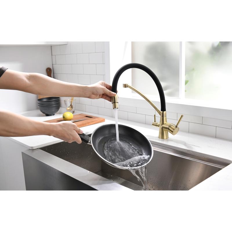 Смеситель для кухни Paulmark Siegen Si213111-BR Бронза