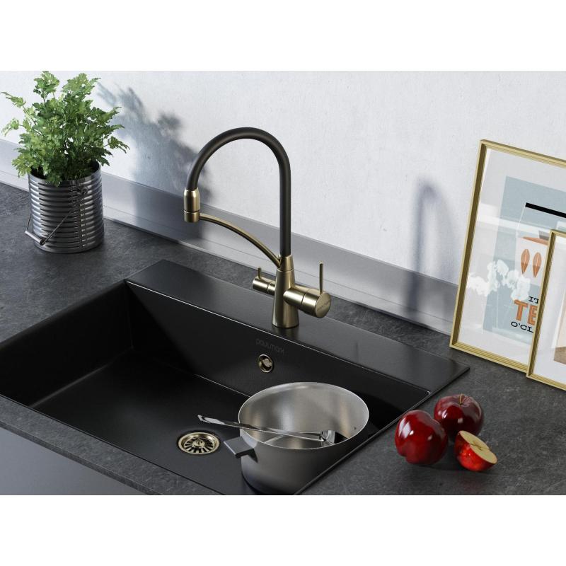 Смеситель для кухни Paulmark Siegen Si213111-BR Бронза