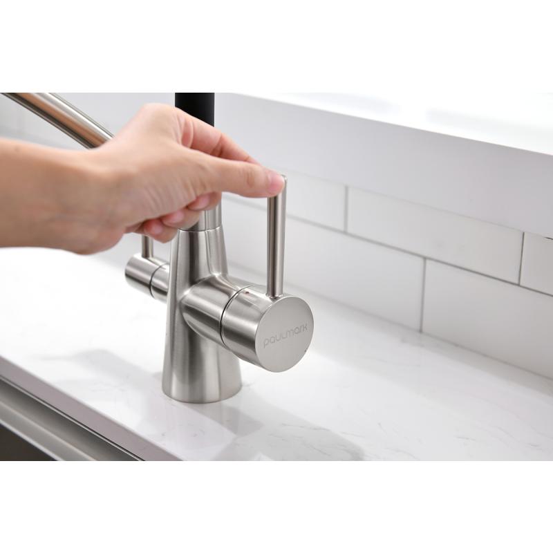 Смеситель для кухни Paulmark Siegen Si213111-NI Никель