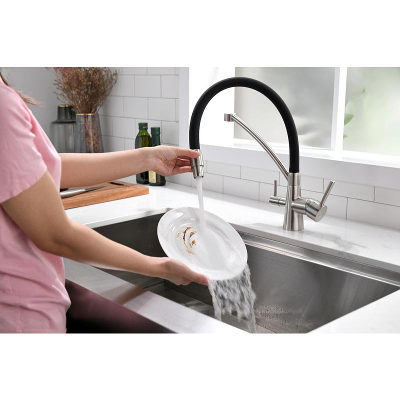 Смеситель для кухни Paulmark Siegen Si213111-NI Никель