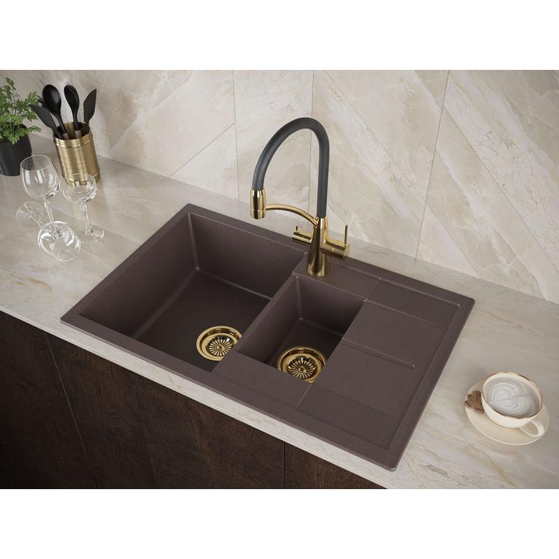 Смеситель для кухни Paulmark Siegen Si213111-G Золото