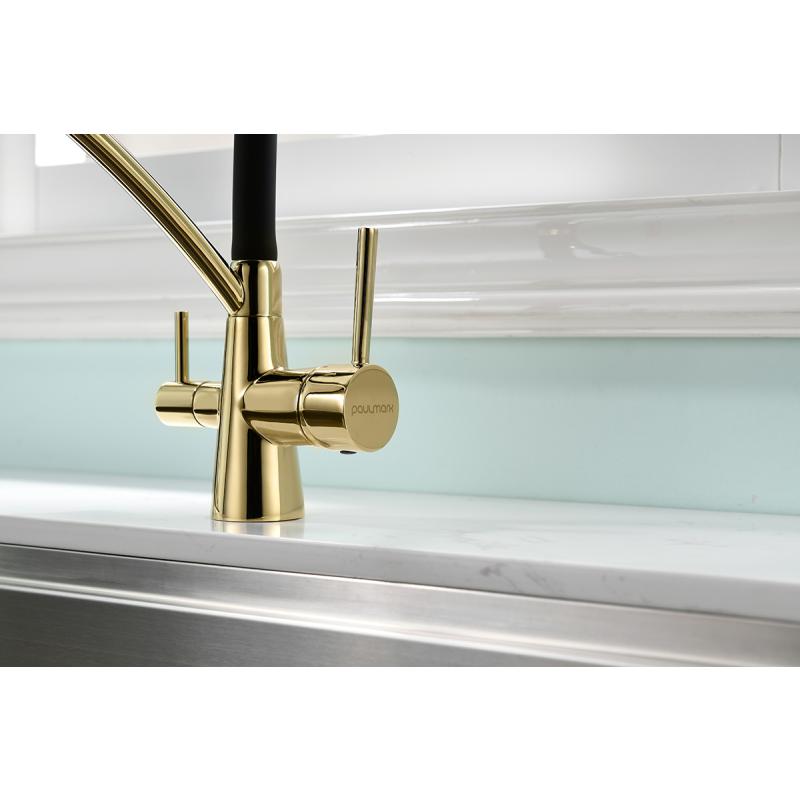 Смеситель для кухни Paulmark Siegen Si213111-G Золото
