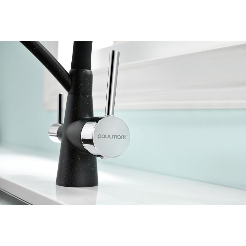 Смеситель для кухни Paulmark Siegen Si213111-308 Черный