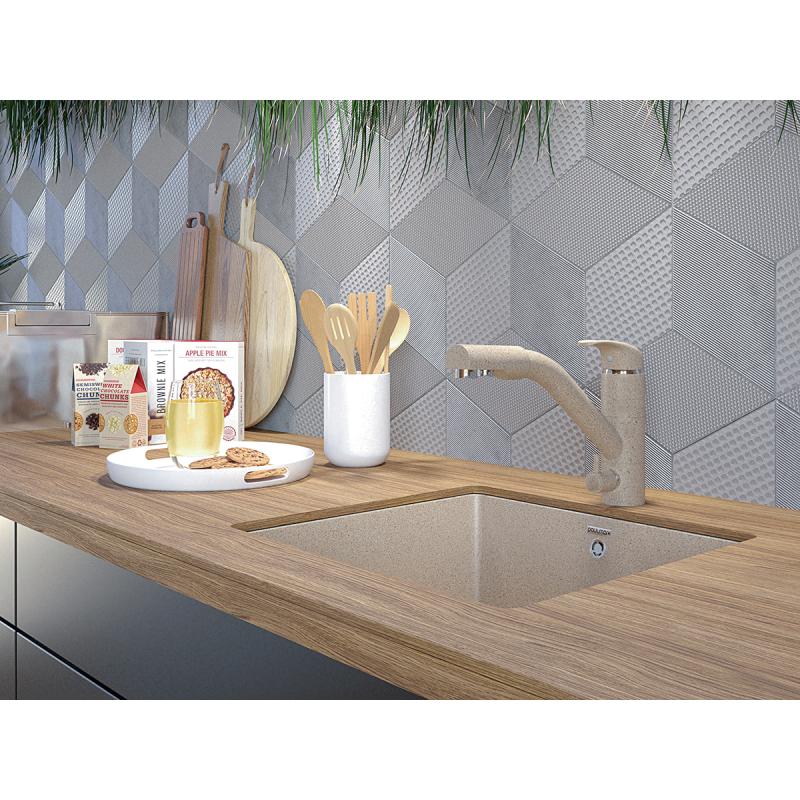 Смеситель для кухни Paulmark Hessen He213017-302 Песочный