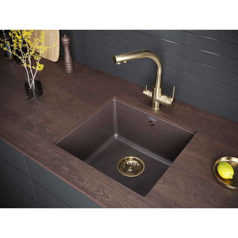 Смеситель для кухни Paulmark Essen Es213011-BR Бронза