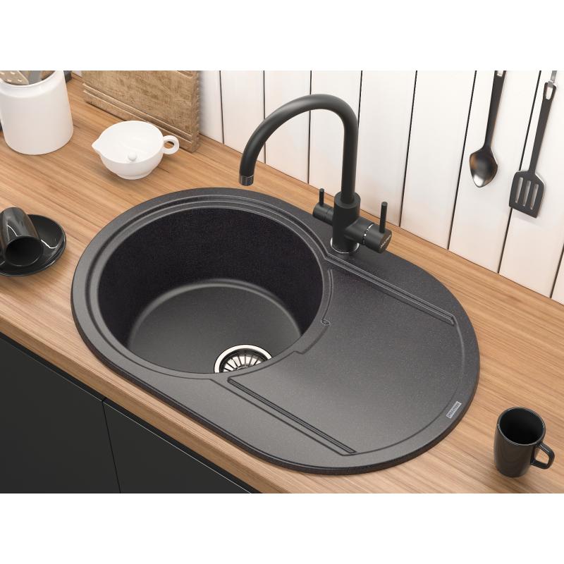 Смеситель для кухни Paulmark Essen Es213211-401 Антрацит