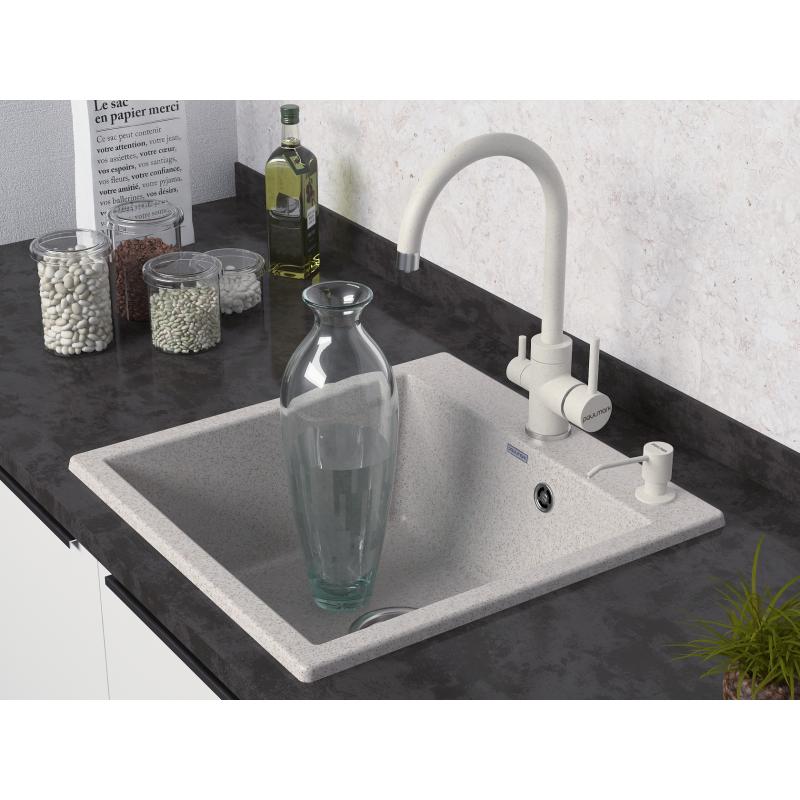 Смеситель для кухни Paulmark Essen Es213211-328 Бежевый