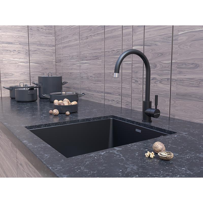 Смеситель для кухни Paulmark Holstein Ho212063-401 Антрацит