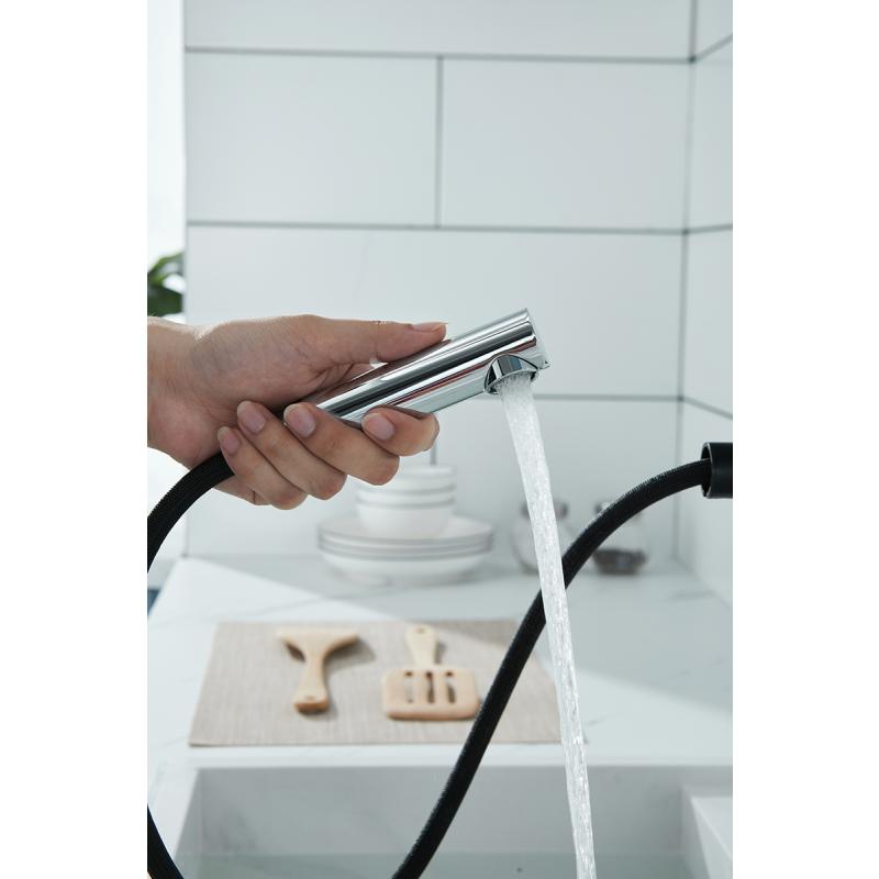 Смеситель для кухни Paulmark Kassel Ka214311-401 Антрацит Хром