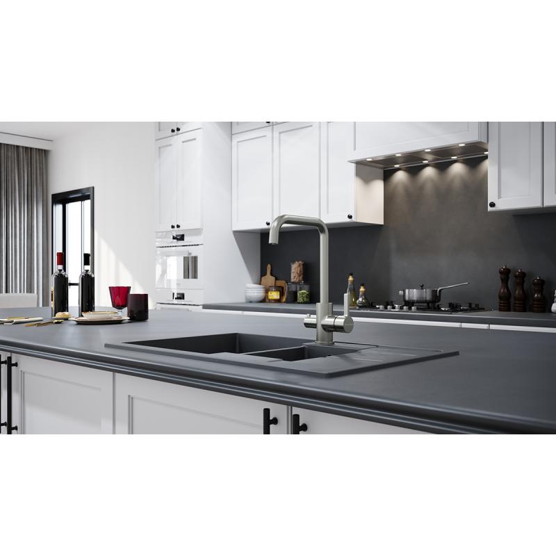 Смеситель для кухни Paulmark Logas Lo213021-NI Никель