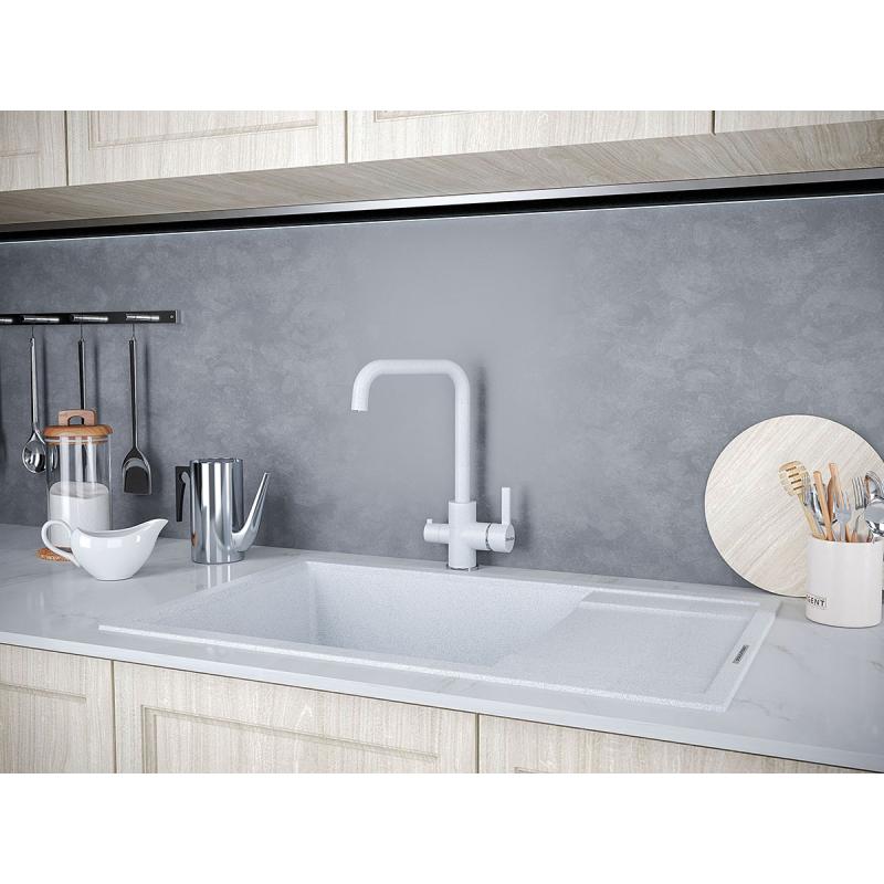 Смеситель для кухни Paulmark Logas Lo213021-310 Серый