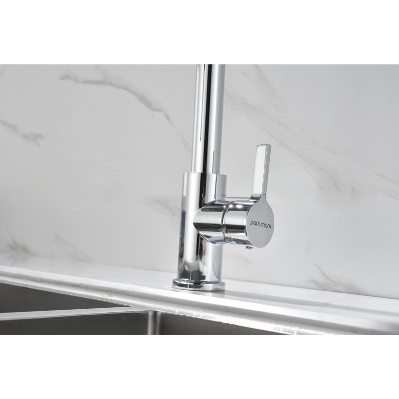 Смеситель для кухни Paulmark Halt Ha214021-CR Хром