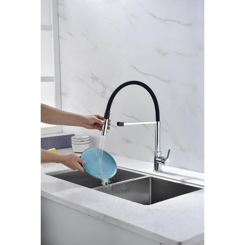 Смеситель для кухни Paulmark Halt Ha214021-CR Хром