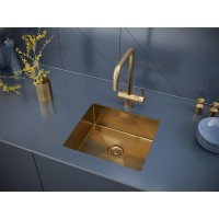 Смеситель для кухни Paulmark Wetter We213030-BG Брашированное золото
