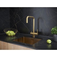 Смеситель для кухни Paulmark Wetter We213030-BG Брашированное золото