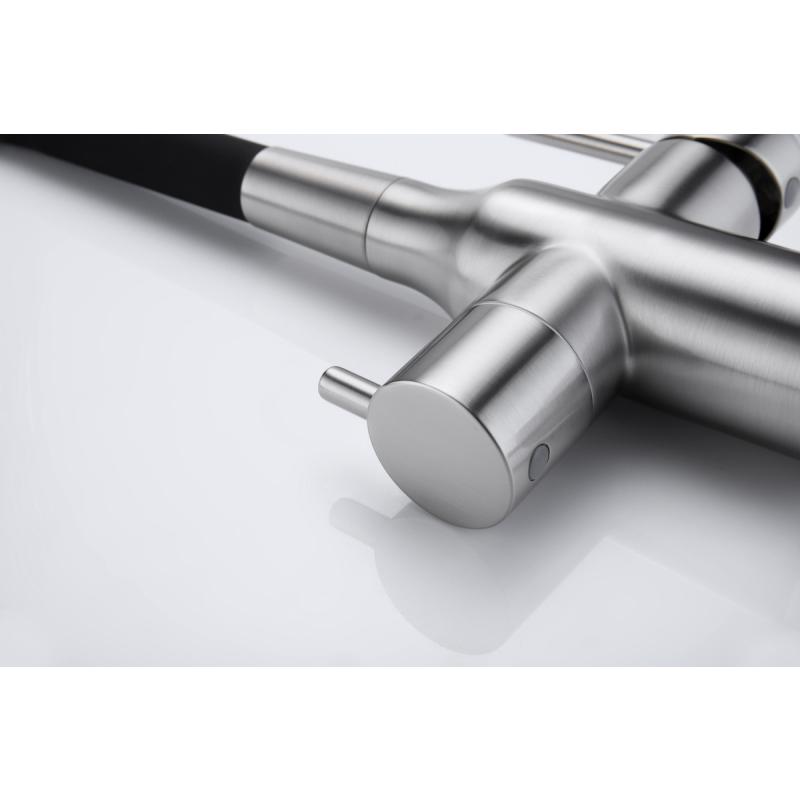 Смеситель для кухни Paulmark Salix Sa213419-NI Никель