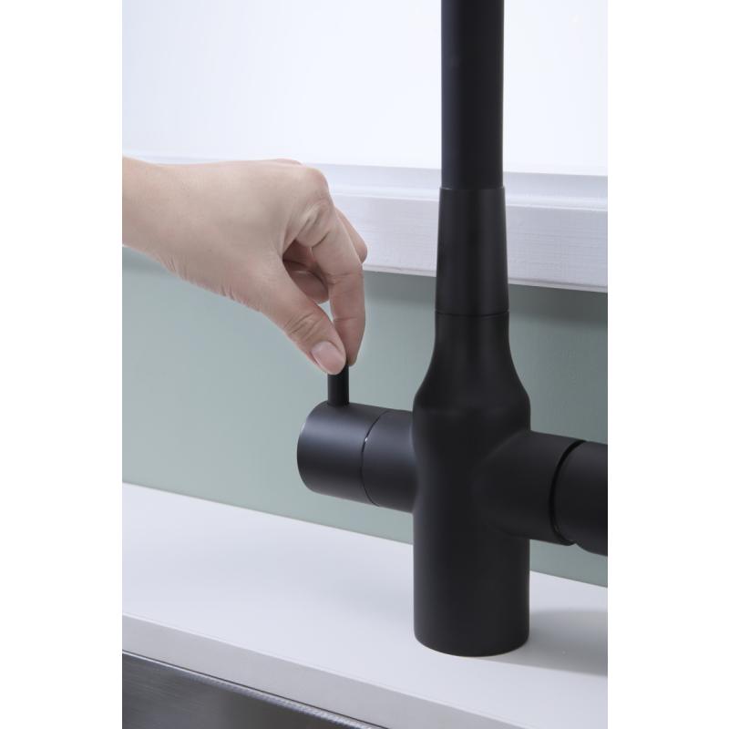 Смеситель для кухни Paulmark Salix Sa213419-401 Антрацит