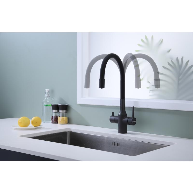 Смеситель для кухни Paulmark Salix Sa213419-401 Антрацит