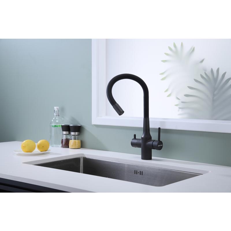 Смеситель для кухни Paulmark Salix Sa213419-401 Антрацит