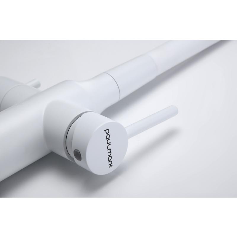 Смеситель для кухни Paulmark Salix Sa213419-431 Белый матовый