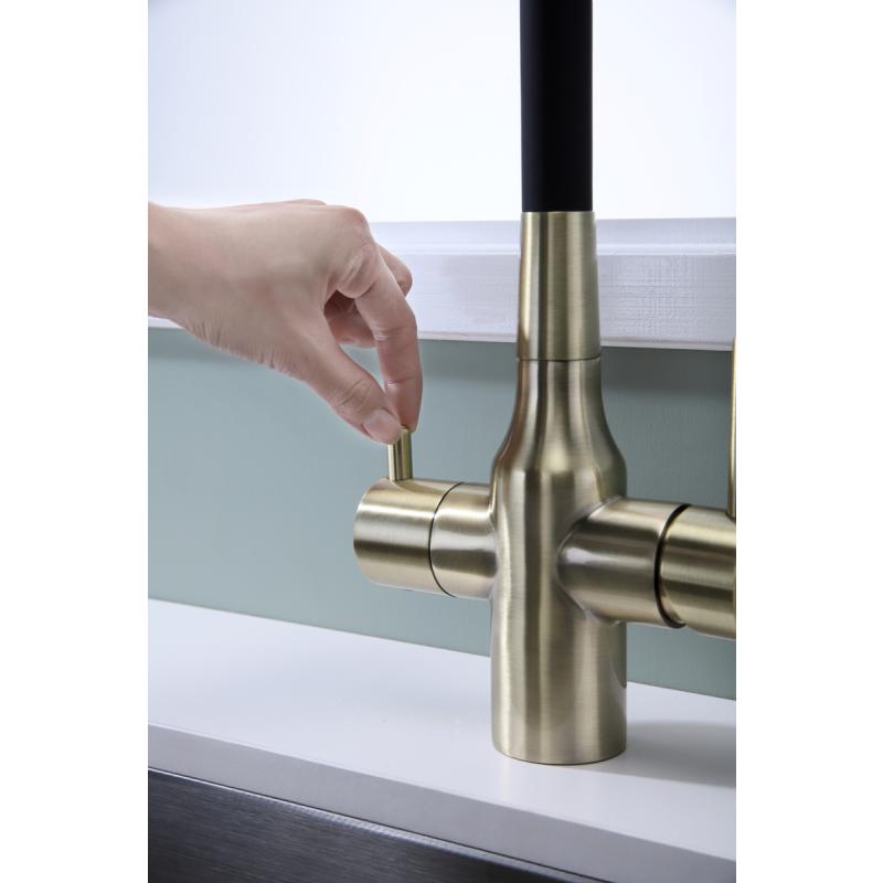 Смеситель для кухни Paulmark Salix Sa213419-BR Бронза