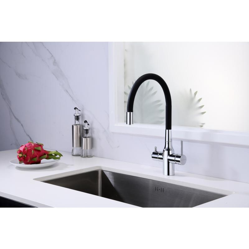 Смеситель для кухни Paulmark Salix Sa213419-CR Хром