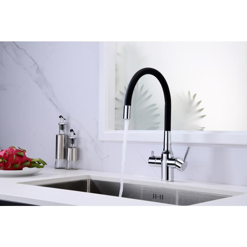 Смеситель для кухни Paulmark Salix Sa213419-CR Хром