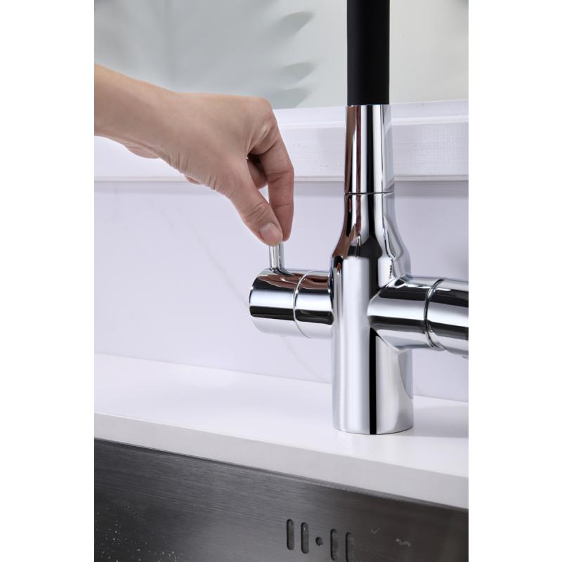 Смеситель для кухни Paulmark Salix Sa213419-CR Хром