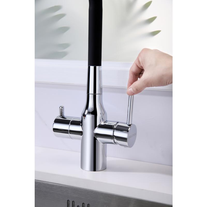 Смеситель для кухни Paulmark Salix Sa213419-CR Хром