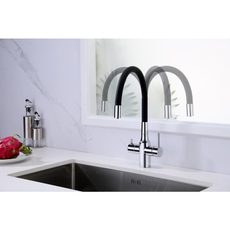 Смеситель для кухни Paulmark Salix Sa213419-CR Хром