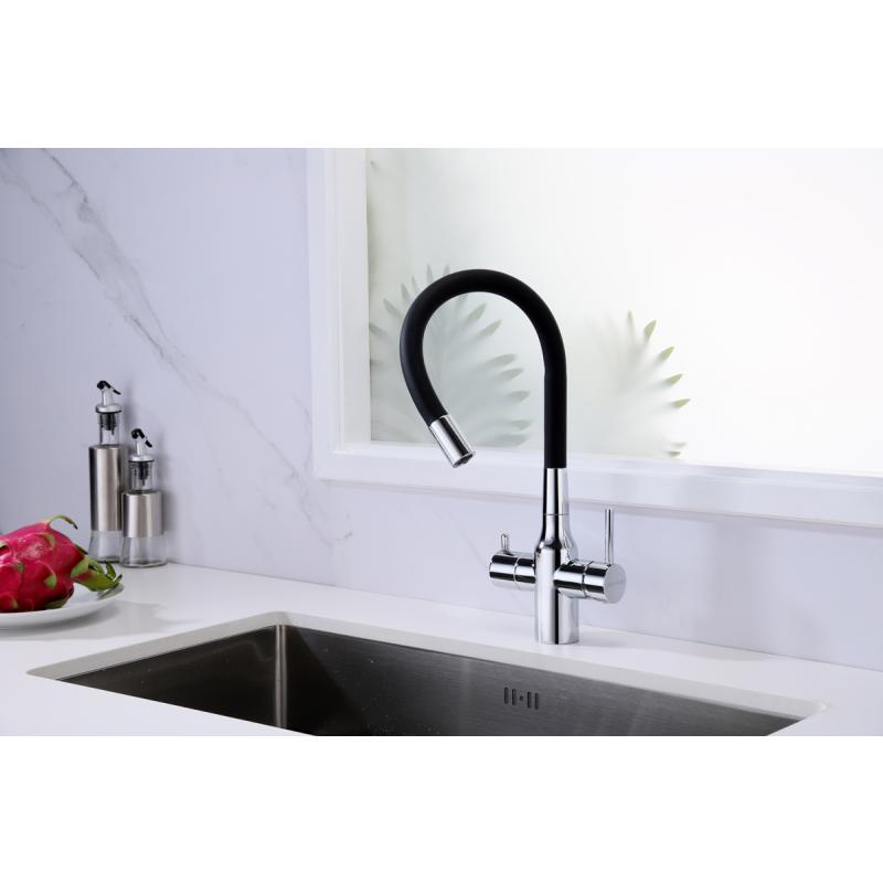 Смеситель для кухни Paulmark Salix Sa213419-CR Хром