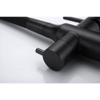 Смеситель для кухни Paulmark Salix Sa213419-418 Черный металлик
