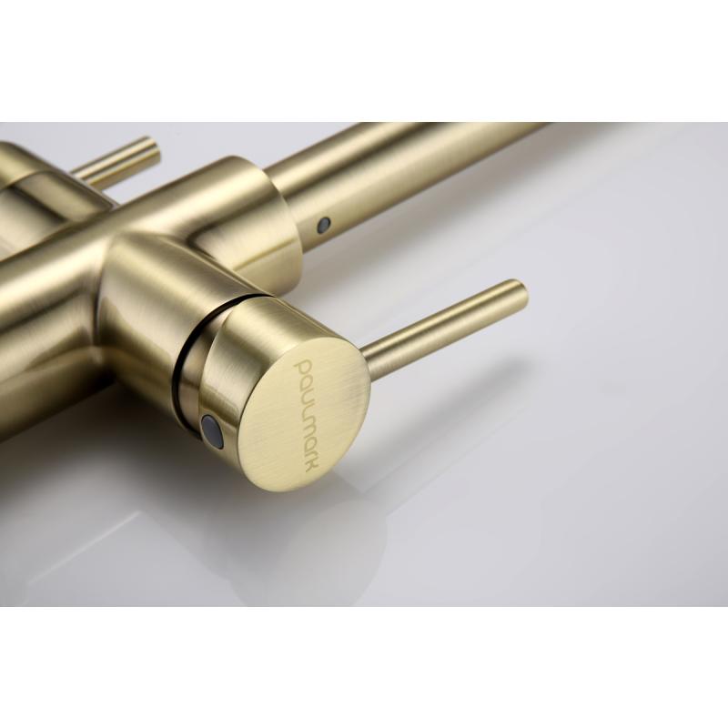 Смеситель для кухни Paulmark Lange La214212-BR Бронза