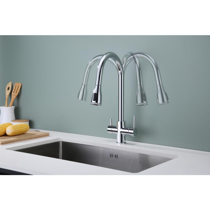 Смеситель для кухни Paulmark Lange La214212-CR Хром