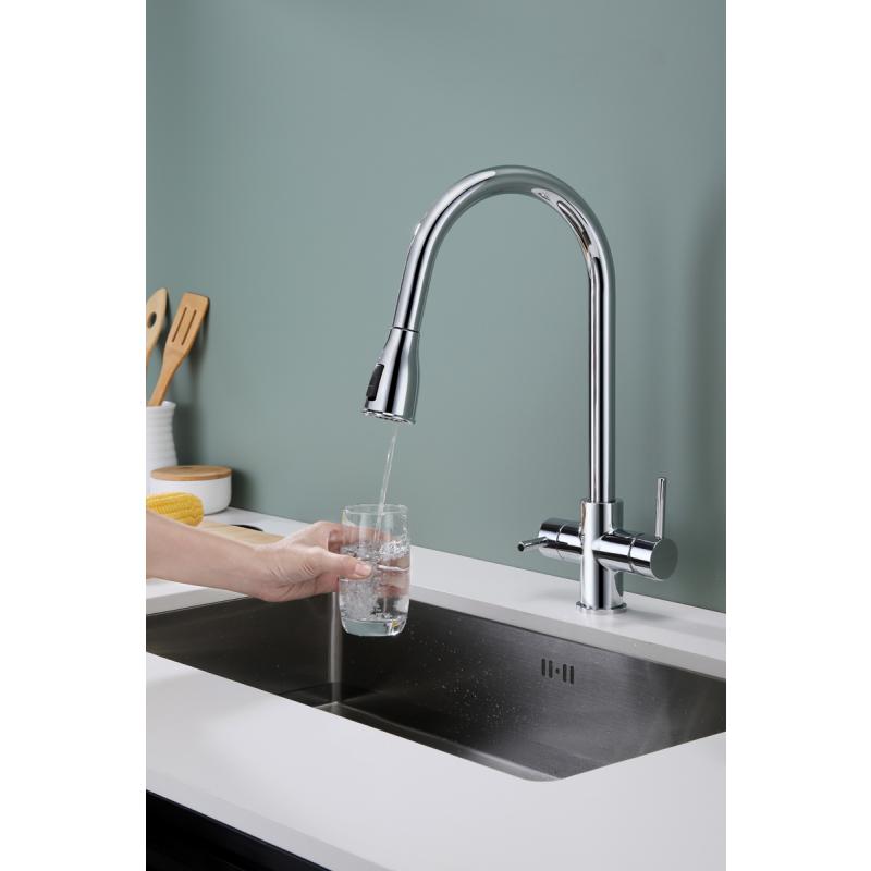 Смеситель для кухни Paulmark Lange La214212-CR Хром