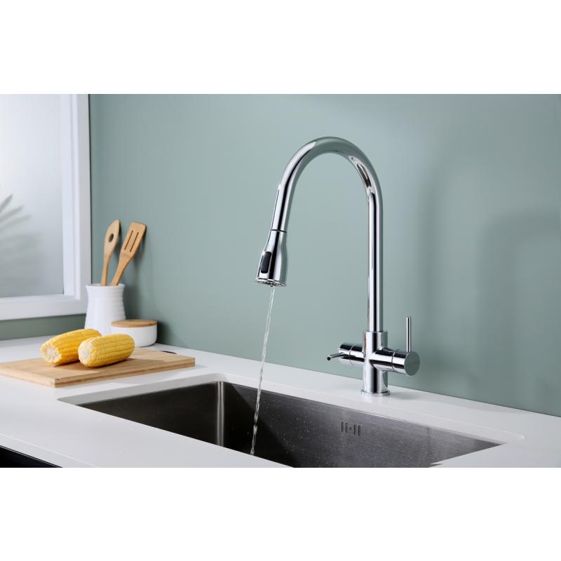 Смеситель для кухни Paulmark Lange La214212-CR Хром