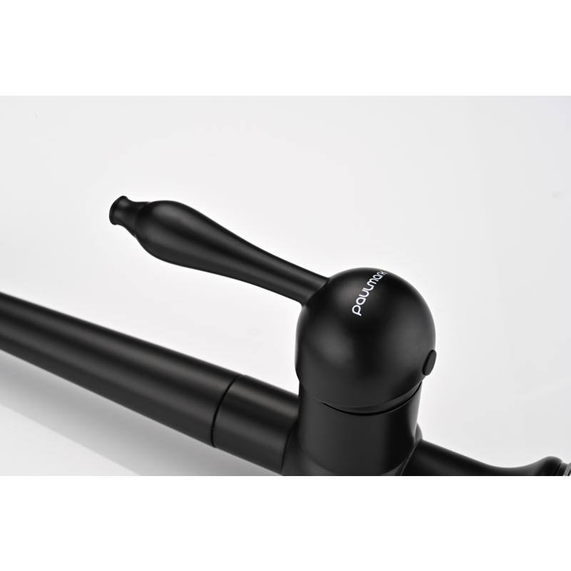 Смеситель для кухни Paulmark Retro Re213226-401 Антрацит