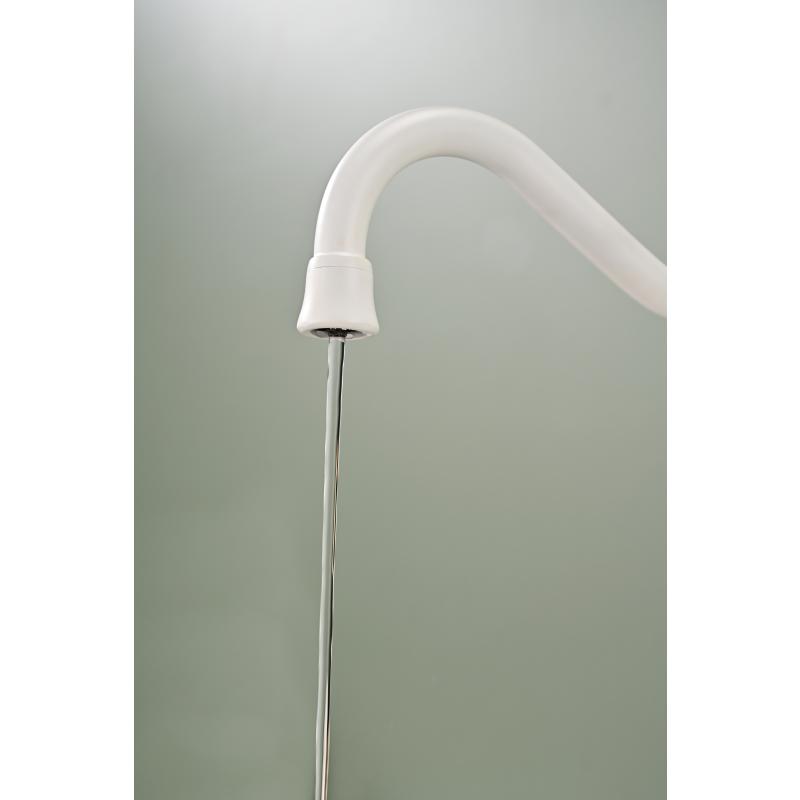 Смеситель для кухни Paulmark Retro Re213226-431 Белый матовый